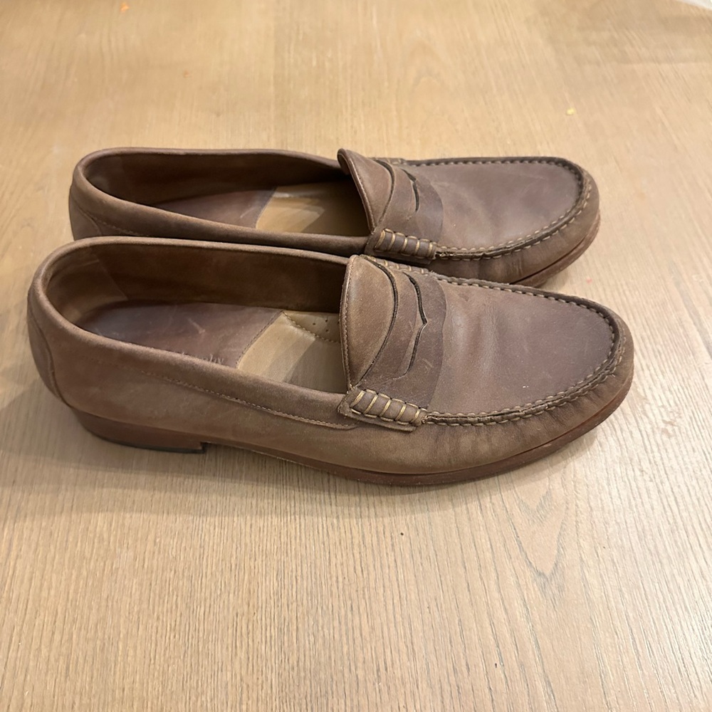 Johnston & Murphy Brown Leather Penny Loafers